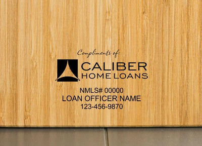 Caliber Home Loans - Large Handled Cutting board with Juice Grooves