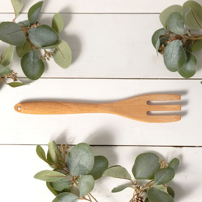 Personalized Wooden Fork (1 Fork) - Kitchen Gift Bundle