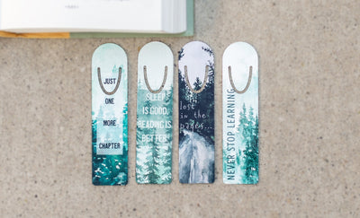 Personalized Watercolor Bookmarks