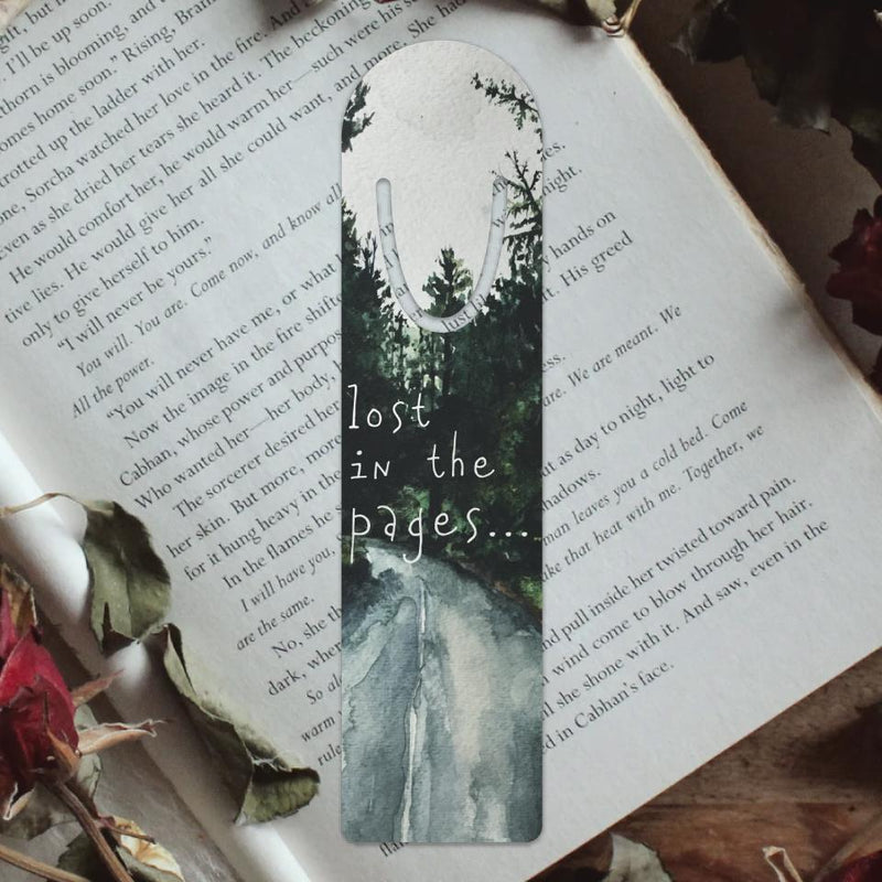 Personalized Watercolor Bookmarks
