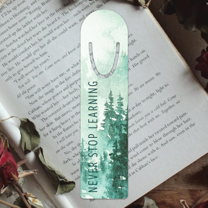 Personalized Watercolor Bookmarks