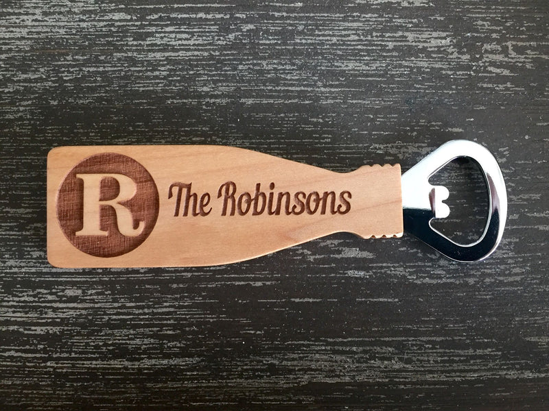 Personalized Magnetic Bottle Openers - 6 Classic Designs! - Qualtry Personalized Gifts