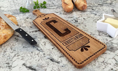 Corporate Gift Item - Stunning Large Bamboo Bread Boards