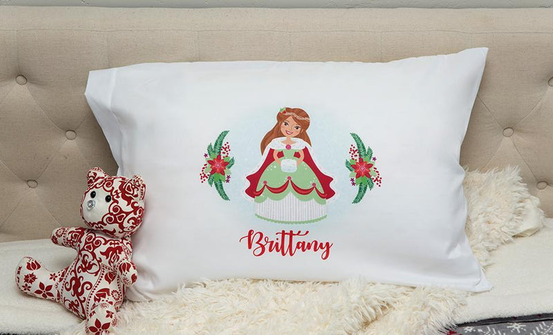 Personalized Christmas Princess Pillowcases