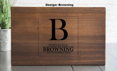 South Pacific - Personalized Beautiful 11x17 Mahogany Boards