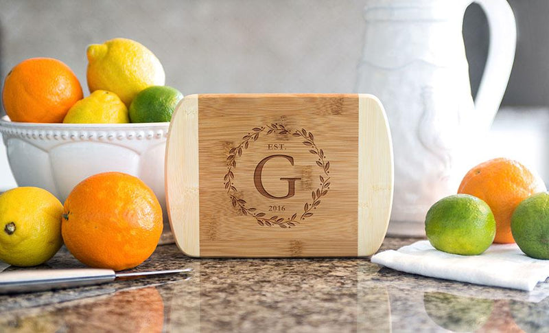 Personalized Cutting (Rounded Edge) Bamboo - Modern Collection