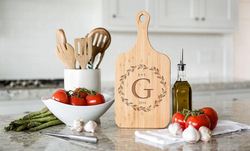 Corporate Gift Item -  Medium Handled Serving Board - Modern Collection