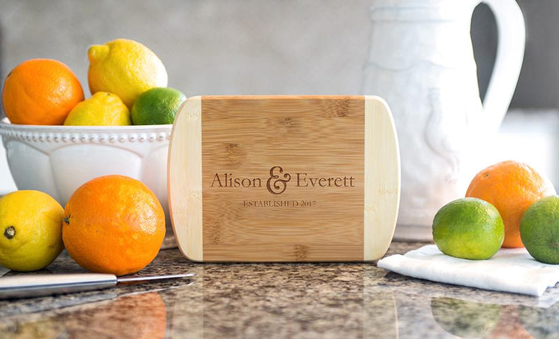 Personalized Cutting (Rounded Edge) Bamboo - Modern Collection