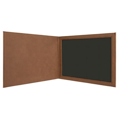9” x 12” Personalized Certificate Holder - Dark Brown - - JDS