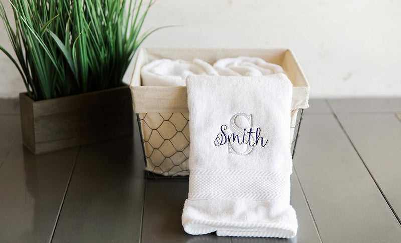 Corporate Home Accessory - Personalized Luxury Hand Towels