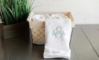 Corporate Home Accessory - Personalized Luxury Hand Towels