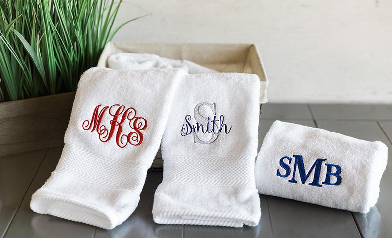 Personalized Luxury Bath Towels