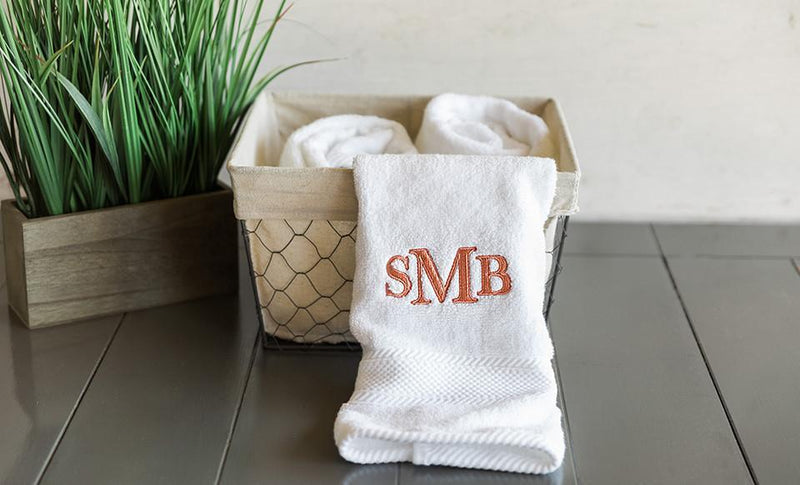Corporate Home Accessory - Personalized Luxury Hand Towels