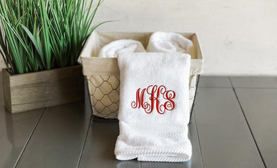 Corporate Home Accessory - Personalized Luxury Hand Towels