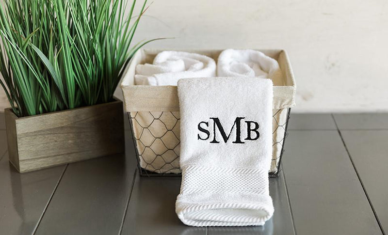 Corporate Home Accessory - Personalized Luxury Hand Towels