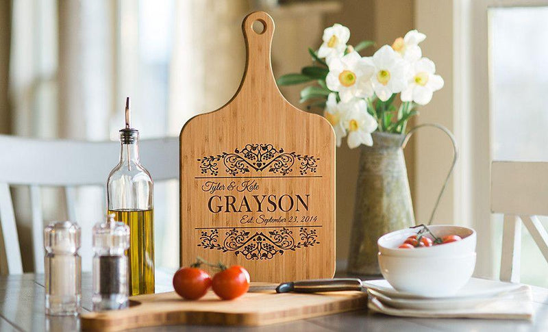 First Colony Mortgage Personalized Large Handled Serving Boards