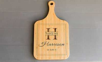 First Colony Mortgage Personalized Large Handled Serving Boards