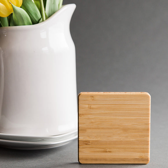 Personalized Thanksgiving Bamboo Coasters
