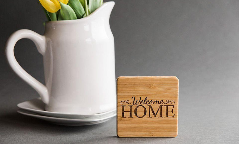 South Pacific - Custom Bamboo Coasters - Set of 4