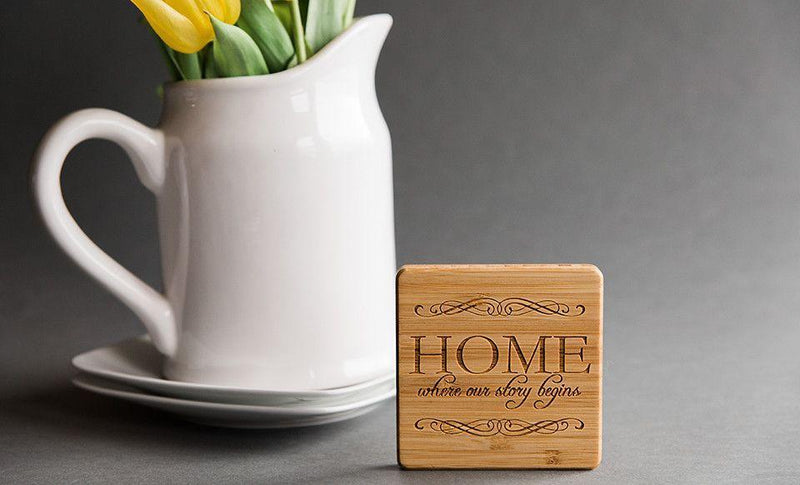South Pacific - Custom Bamboo Coasters - Set of 4