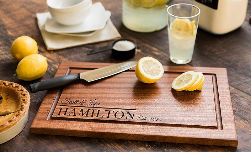 Academy Mortgage Personalized Large Mahogany Cutting Board-FREE SHIP