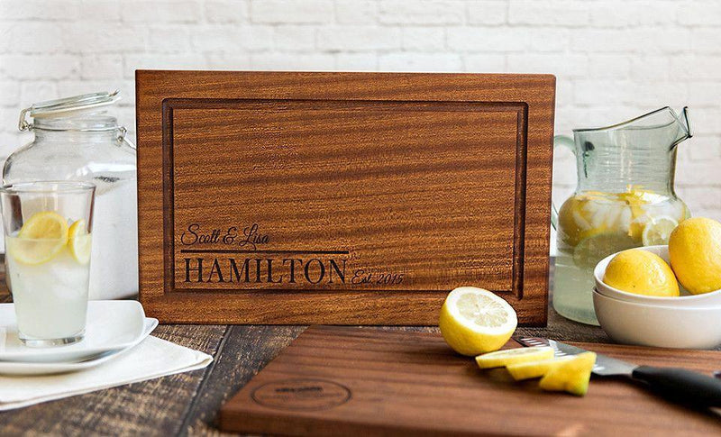 First Colony Mortgage Personalized Beautiful 11x17 Mahogany Boards