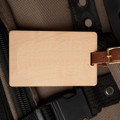 Personalized Wooden Luggage Tags