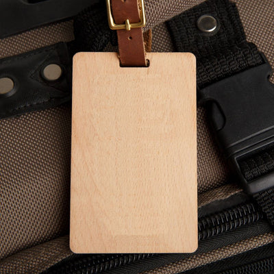 Personalized Wooden Luggage Tags