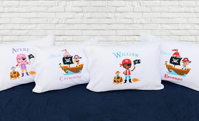 Personalized Pirate Pillowcases