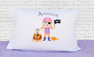 Personalized Pirate Pillowcases