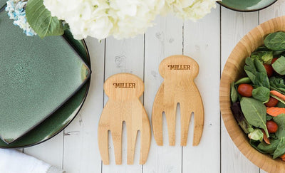 Corporate Gift Item - Salad Hands W/ Optional Wooden Bowl