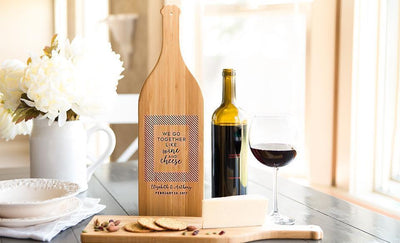 CrossCountry Mortgage - Wine Bottle Shaped Cutting Boards