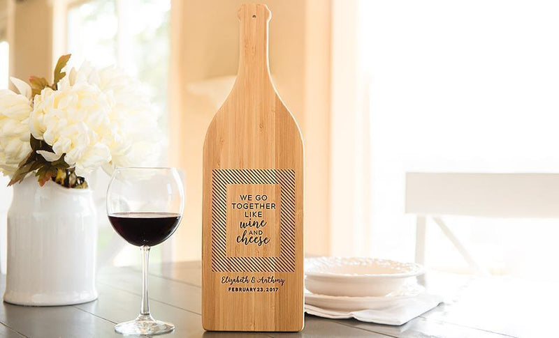 Academy Mortgage Wine Bottle Shaped Cutting Boards - Free Ship