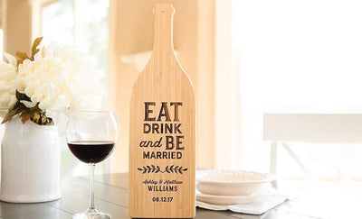 NextHome Wine Bottle Shaped Cutting Boards