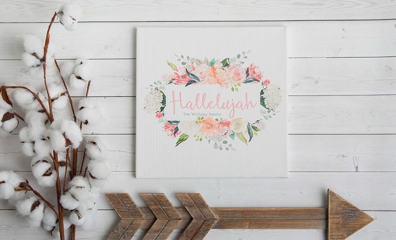 Personalized Easter Square Canvases (12x12)
