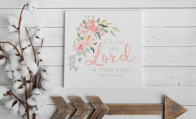 Personalized Easter Square Canvases (12x12)