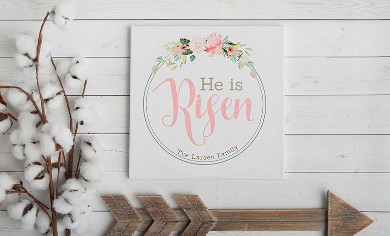 Personalized Easter Square Canvases (12x12)