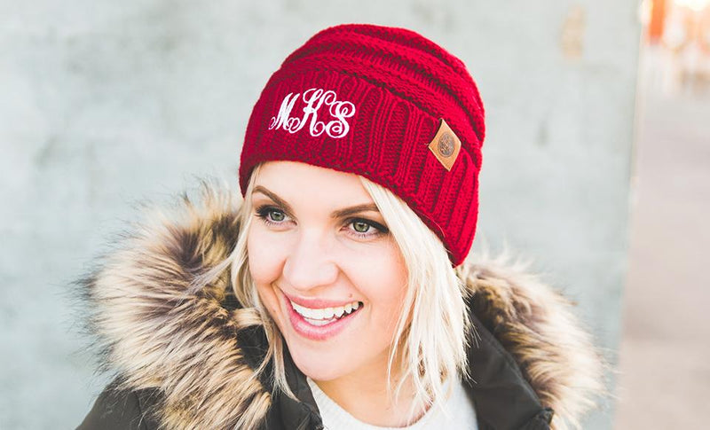 Adult Personalized Beanie Hats