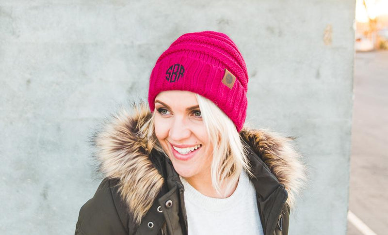 Adult Personalized Beanie Hats