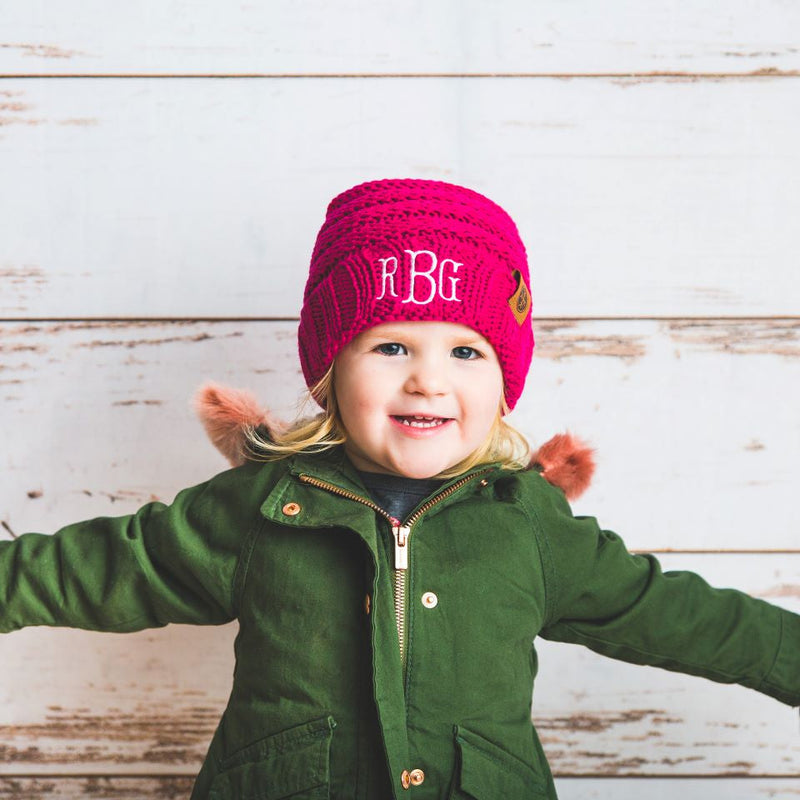 Kids Personalized Beanie Hats