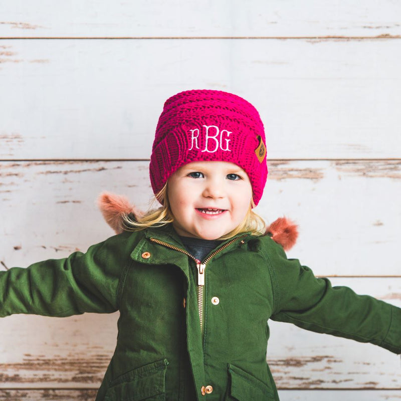 Kids Personalized Beanie Hats