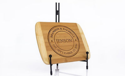 Corporate Gift Item - 8.5x11 Two Tone Cutting Board (Rounded Edge)