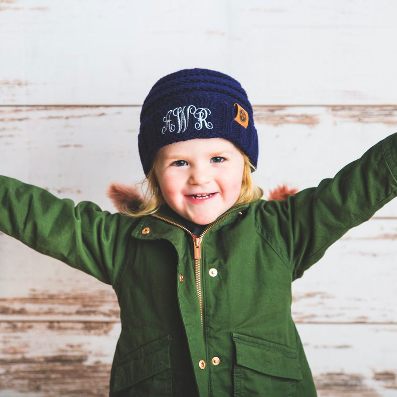 Kids Personalized Beanie Hats