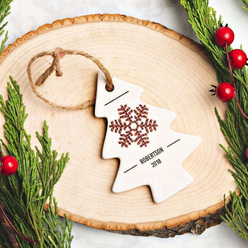 Personalized Porcelain Christmas Ornaments