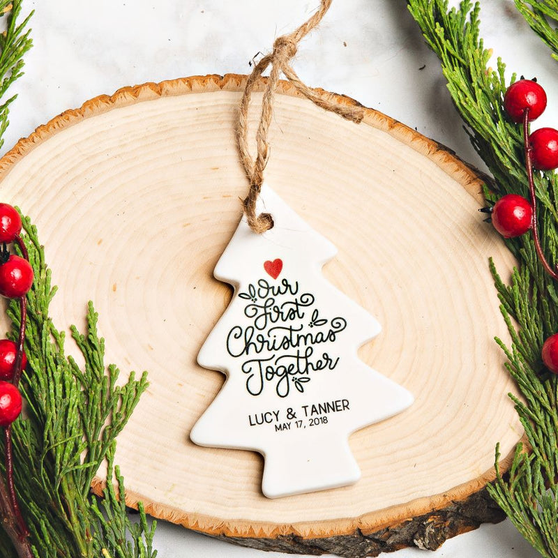 Personalized Porcelain Christmas Ornaments
