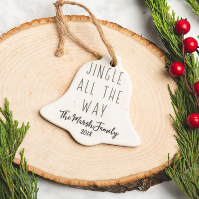 Personalized Porcelain Christmas Ornaments
