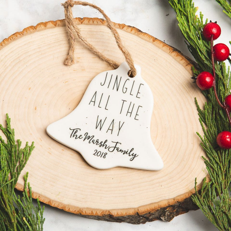 Personalized Porcelain Christmas Ornaments