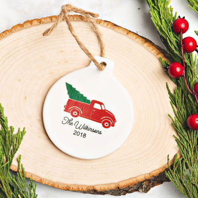 Personalized Porcelain Christmas Ornaments