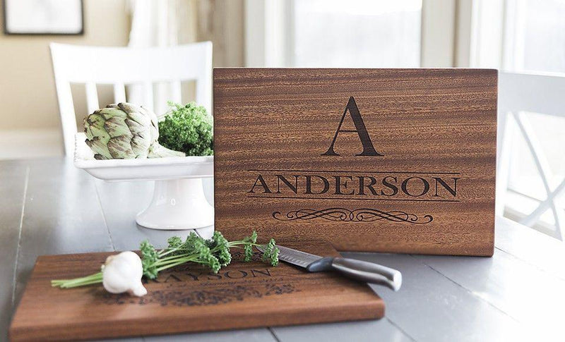 First Colony Mortgage Personalized Beautiful 11x17 Mahogany Boards