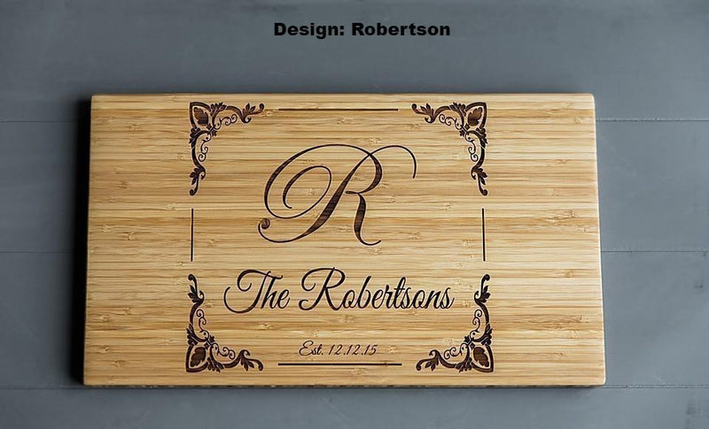 Business - Personalized 11x17 Bamboo Cutting Board